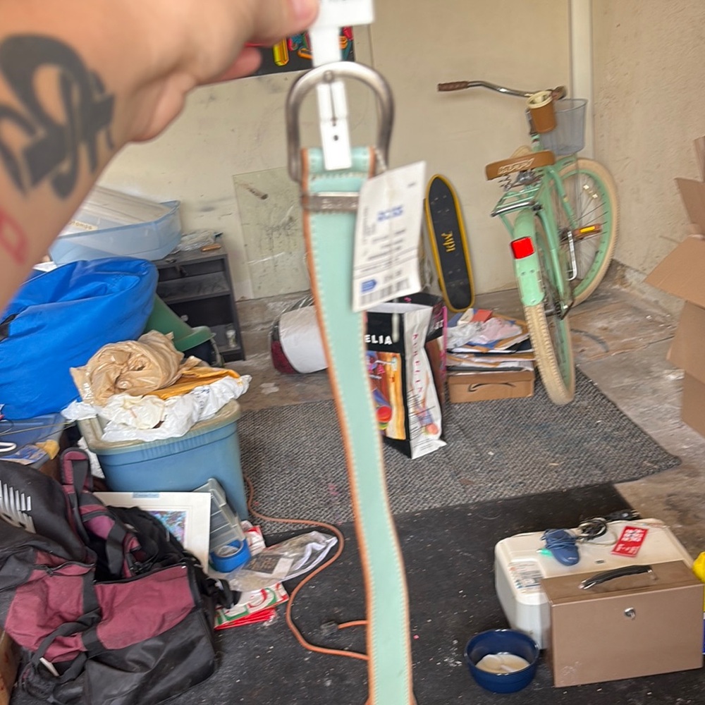 Calvin Klein Mint Green Belt